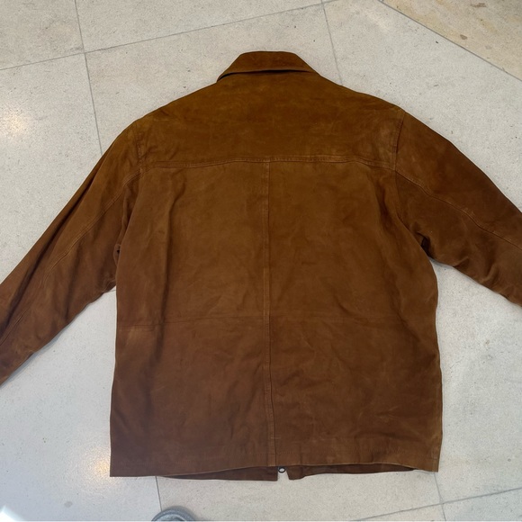 Men’s Stanley’s brown real suede leather jacket - Picture 6 of 6